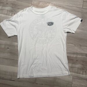 Vans Boys Graphic White T-Shirt Size M(10/12)
